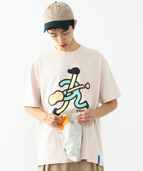 YUYA × BeAMS DOT(ユウヤバイビームスドット)の「YUYA × BeAMS DOT / “YURU” アート Tシャツ(Tシャツ/カットソー・メンズ・ベージュ/マスタード・MEDIUM/LARGE)」の7枚目の写真