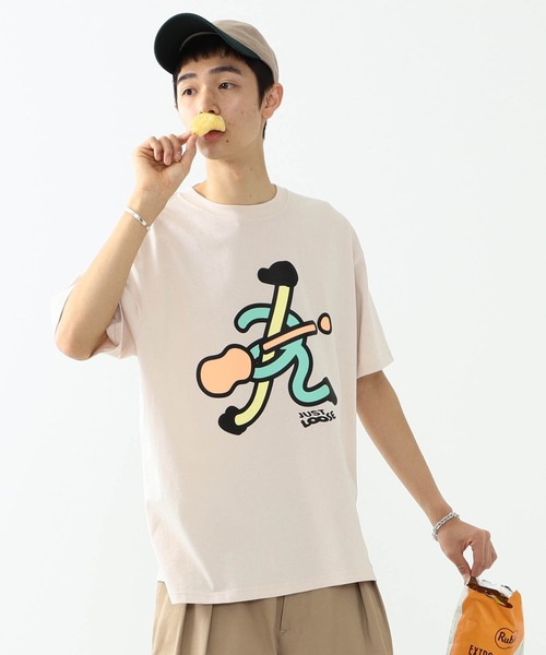 YUYA × BeAMS DOT(ユウヤバイビームスドット)の「YUYA × BeAMS DOT / “YURU” アート Tシャツ(Tシャツ/カットソー・メンズ・ベージュ/マスタード・MEDIUM/LARGE)」の13枚目の写真