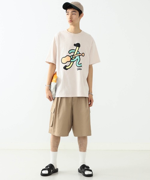 YUYA × BeAMS DOT(ユウヤバイビームスドット)の「YUYA × BeAMS DOT / “YURU” アート Tシャツ(Tシャツ/カットソー・メンズ・ベージュ/マスタード・MEDIUM/LARGE)」の11枚目の写真