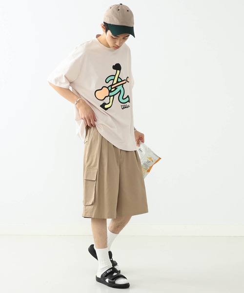 YUYA × BeAMS DOT(ユウヤバイビームスドット)の「YUYA × BeAMS DOT / “YURU” アート Tシャツ(Tシャツ/カットソー・メンズ・ベージュ/マスタード・MEDIUM/LARGE)」の17枚目の写真