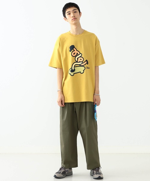 YUYA × BeAMS DOT(ユウヤバイビームスドット)の「YUYA × BeAMS DOT / “YURU” アート Tシャツ(Tシャツ/カットソー・メンズ・ベージュ/マスタード・MEDIUM/LARGE)」の14枚目の写真
