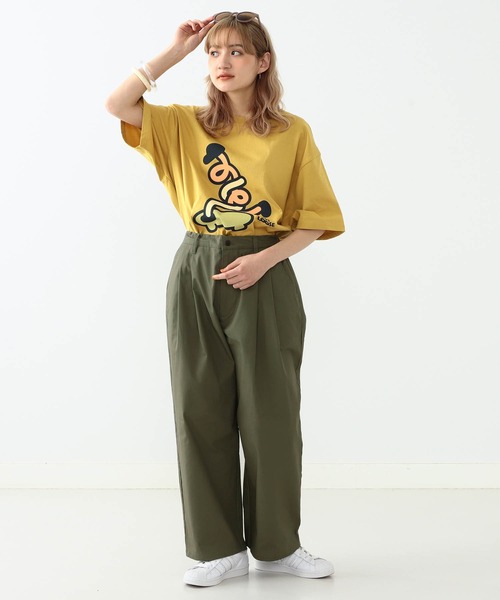YUYA × BeAMS DOT(ユウヤバイビームスドット)の「YUYA × BeAMS DOT / “YURU” アート Tシャツ(Tシャツ/カットソー・メンズ・ベージュ/マスタード・MEDIUM/LARGE)」の21枚目の写真