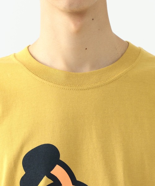 YUYA × BeAMS DOT(ユウヤバイビームスドット)の「YUYA × BeAMS DOT / “YURU” アート Tシャツ(Tシャツ/カットソー・メンズ・ベージュ/マスタード・MEDIUM/LARGE)」の9枚目の写真