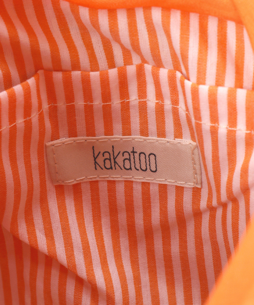 kakatoo(カカトゥ)の「KAKATOO ラフィアフリルカゴバッグ(かごバッグ・レディース・オレンジ・FREE)」の18枚目の写真