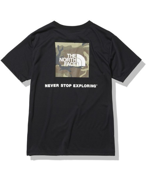 THE NORTH FACE（ザノースフェイス）の「THE NORTH FACE(ザ・ノースフェイス) ショートスリーブスクエアカモフラージュティー/ NT32158（Tシャツ/カットソー・メンズ・ブラック/オフホワイト・LARGE/X-LARGE/MEDIUM）」の2枚目の写真