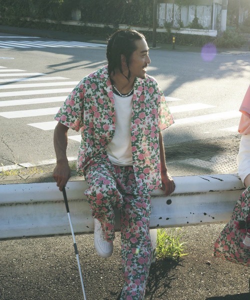 Ocean Pacific(オーシャンパシフィック)の「【OceanPacific×Sandy mag】ユニセックス 50thコラボ総柄ロングパンツ(その他パンツ・レディース・ピンク・MEDIUM)」の18枚目の写真