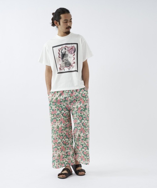 Ocean Pacific(オーシャンパシフィック)の「【OceanPacific×Sandy mag】ユニセックス 50thコラボ総柄ロングパンツ(その他パンツ・レディース・ピンク・MEDIUM)」の8枚目の写真