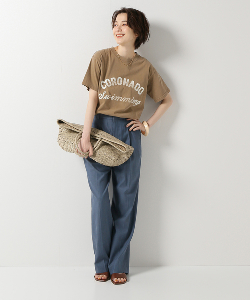 IENA（イエナ）の「リヨセル/PAツイルパンツ（その他パンツ・レディース・コバルトブルー/イエロー・38/34/36）」の7枚目の写真