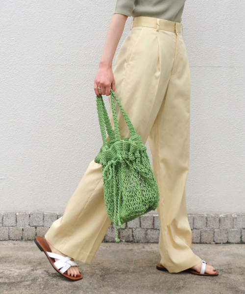 IENA（イエナ）の「リヨセル/PAツイルパンツ（その他パンツ・レディース・コバルトブルー/イエロー・38/34/36）」の10枚目の写真