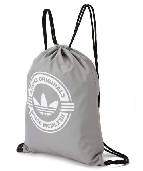 adidas（アディダス）の「[アディダス] ADIDAS GYMSACK バッグ◆（バックパック/リュック・メンズ・グレー/ネイビー・フリー）」の3枚目の写真