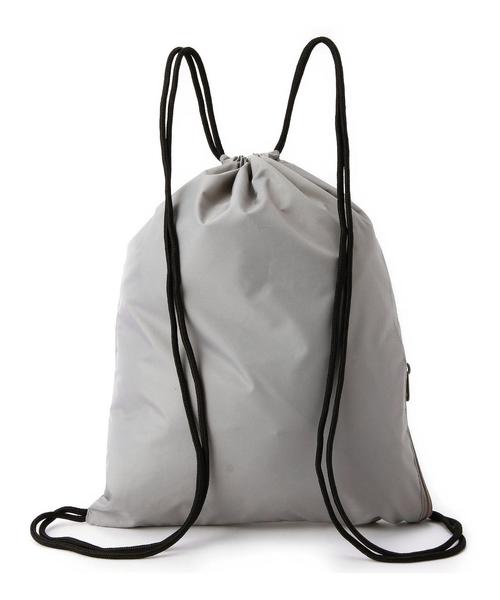 adidas（アディダス）の「[アディダス] ADIDAS GYMSACK バッグ◆（バックパック/リュック・メンズ・グレー/ネイビー・フリー）」の4枚目の写真