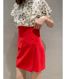 Sustainableハイウエストキュロットショートパンツ