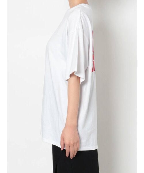 EMODA（エモダ）の「バックプリントオーバーTシャツ（Tシャツ/カットソー・レディース・ホワイト/ブラック/グレー/ブルー・FREE）」の19枚目の写真