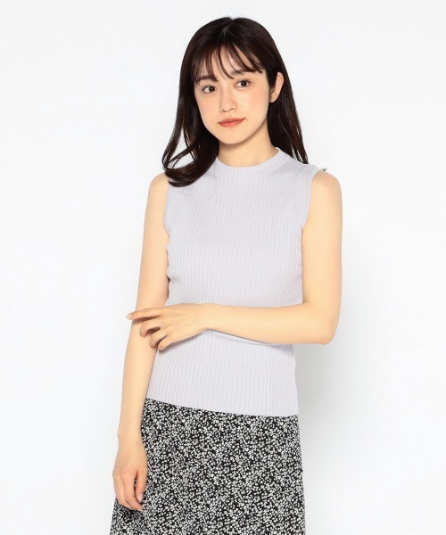 MISCH MASCH(ミッシュマッシュ)の「Vネックシアーニットアンサンブル(アンサンブル・レディース・ラベンダー/ピンク/ライトブルー/ホワイト・MEDIUM)」の9枚目の写真