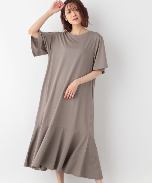 GLOBAL WORK（グローバルワーク）の「快適マーメイド半袖ワンピース