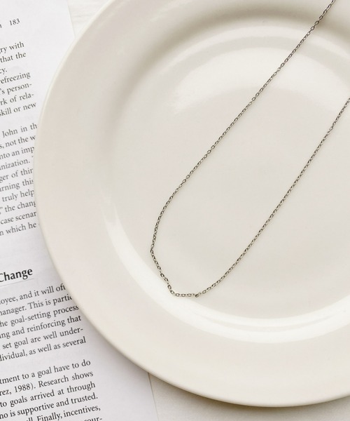 iso(イソ)の「金属アレルギー対応/1mmシアーチェーン シンプルネックレス/サージカルステンレス(ネックレス・レディース・ピンク/シルバー/ゴールド・FREE)」の15枚目の写真