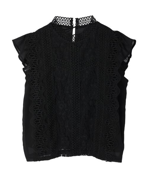 ELENCARE DUE(エレンカーレデュエ)の「・ELENCARE DUE イロイロレースノースリブラウス(シャツ/ブラウス・レディース・ブラック/オフホワイト/イエロー/ライトカーキ・FREE)」の18枚目の写真