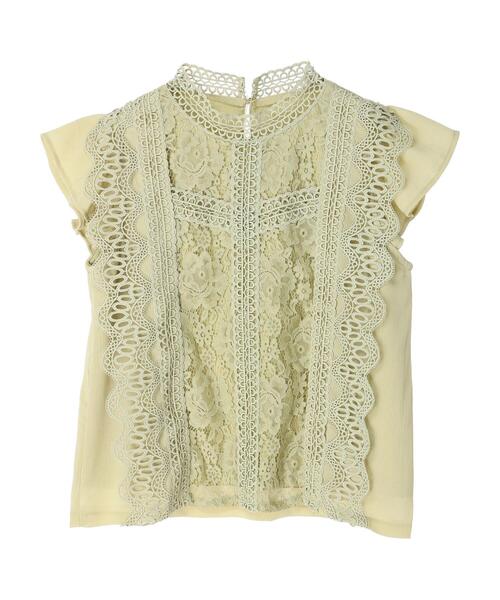 ELENCARE DUE(エレンカーレデュエ)の「・ELENCARE DUE イロイロレースノースリブラウス(シャツ/ブラウス・レディース・ブラック/オフホワイト/イエロー/ライトカーキ・FREE)」の19枚目の写真