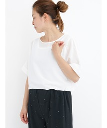 Lugnoncure | イージーケア（しわになりにくい）後ろタックTブラウス(シャツ/ブラウス)