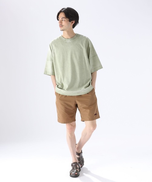 niko and...（ニコアンド）の「ダーティー加工ビッグTシャツ（Tシャツ/カットソー・メンズ・グレー/オレンジ/ライトグリーン・LARGE/MEDIUM）」の14枚目の写真