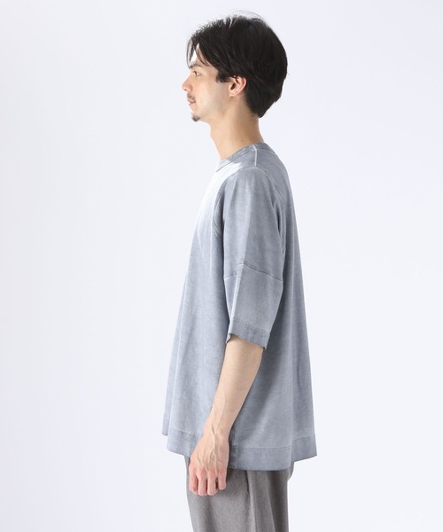 niko and...（ニコアンド）の「ダーティー加工ビッグTシャツ（Tシャツ/カットソー・メンズ・グレー/オレンジ/ライトグリーン・LARGE/MEDIUM）」の6枚目の写真