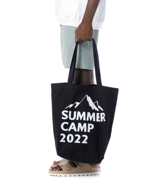 Sandinista(サンディニスタ)の「"SUMMER CAMP" Duck Fabric Tote Bag / ダック生地トートバッグ(ショルダーバッグ・メンズ・ブラック/ブラウン/オリーブ/グリーン系その他・FREE)」の7枚目の写真