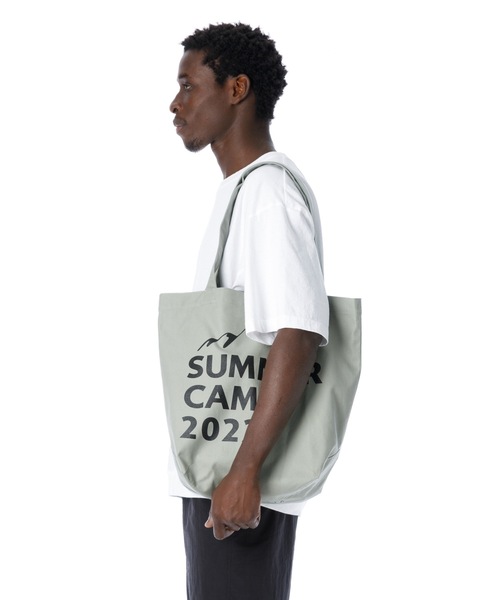 Sandinista(サンディニスタ)の「"SUMMER CAMP" Duck Fabric Tote Bag / ダック生地トートバッグ(ショルダーバッグ・メンズ・ブラック/ブラウン/オリーブ/グリーン系その他・FREE)」の5枚目の写真