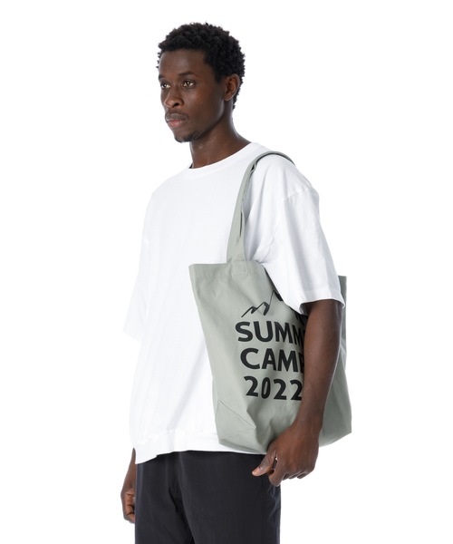Sandinista(サンディニスタ)の「"SUMMER CAMP" Duck Fabric Tote Bag / ダック生地トートバッグ(ショルダーバッグ・メンズ・ブラック/ブラウン/オリーブ/グリーン系その他・FREE)」の10枚目の写真