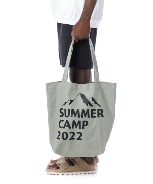 Sandinista(サンディニスタ)の「"SUMMER CAMP" Duck Fabric Tote Bag / ダック生地トートバッグ(ショルダーバッグ・メンズ・ブラック/ブラウン/オリーブ/グリーン系その他・FREE)」の17枚目の写真