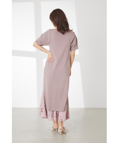 LILIDIA(リリディア)の「ロングスリットニットTOPS(ニット/セーター・レディース・ブラック/ライトピンク/ライトブラウン・MEDIUM/SMALL)」の18枚目の写真