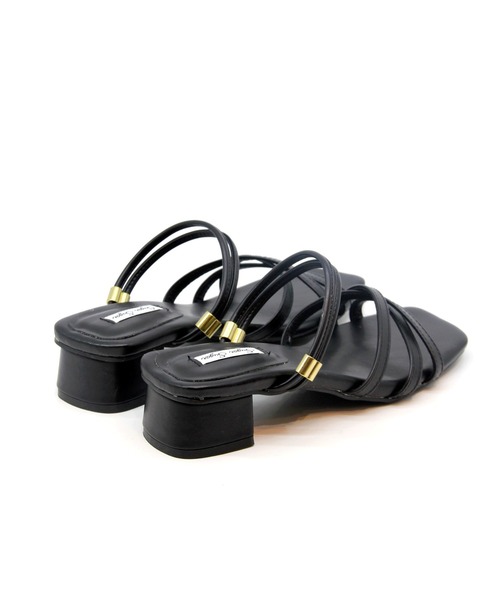 Sugar Sugar(シュガーシュガー)の「【SUGAR SUGAR シュガーシュガー】ローヒール2WAYサンダル(サンダル・レディース・ブラック/グリーン/イエロー/ベージュ/パープル・LL/L/S/M)」の8枚目の写真