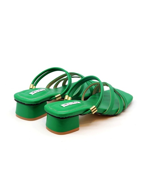 Sugar Sugar(シュガーシュガー)の「【SUGAR SUGAR シュガーシュガー】ローヒール2WAYサンダル(サンダル・レディース・ブラック/グリーン/イエロー/ベージュ/パープル・LL/L/S/M)」の18枚目の写真