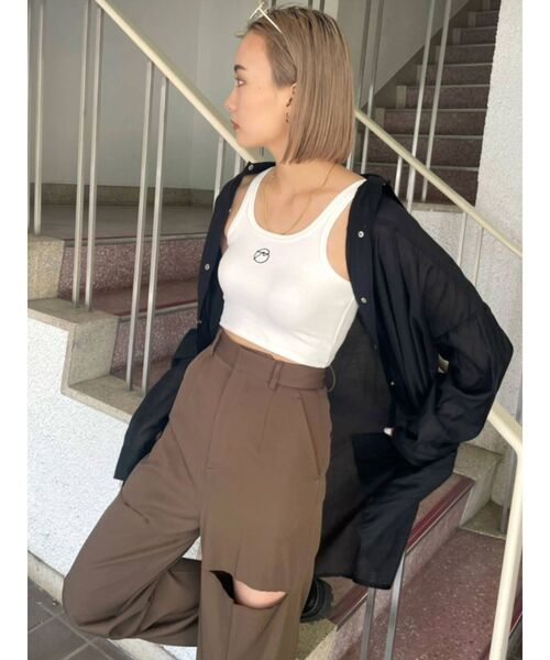 EMODA（エモダ）の「ボーイズルーズシャツ（シャツ/ブラウス・レディース・ブラック/ピンク/その他/その他1・FREE）」の2枚目の写真