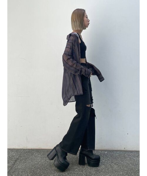 EMODA（エモダ）の「ボーイズルーズシャツ（シャツ/ブラウス・レディース・ブラック/ピンク/その他/その他1・FREE）」の18枚目の写真