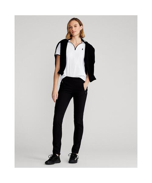 POLO GOLF(ポロ ゴルフ)の「テーラード フィット ジッププラケット ポロシャツ(ポロシャツ・レディース・ホワイト・S/XXS/XS/M)」の6枚目の写真