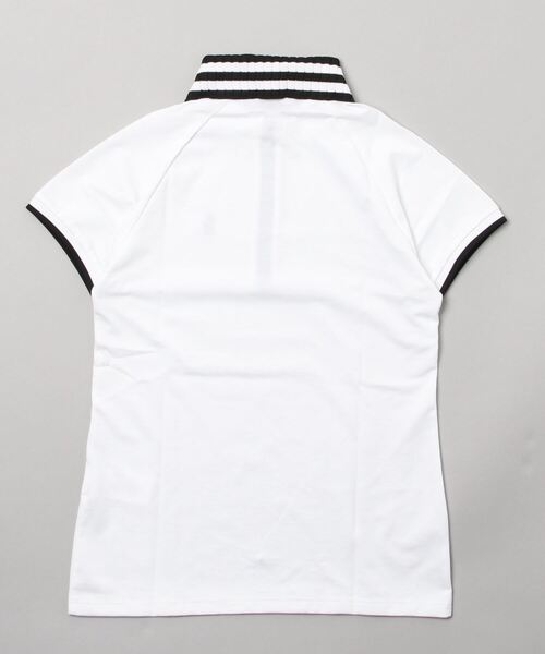POLO GOLF(ポロ ゴルフ)の「テーラード フィット ジッププラケット ポロシャツ(ポロシャツ・レディース・ホワイト・S/XXS/XS/M)」の7枚目の写真