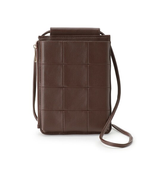 grove（グローブ）の「◆新色追加！ブロックマルチミニショルダー（ショルダーバッグ・レディース・ライトグレー/ブラック/グリーン/マスタード/レッド系1/ダークグレー/ブラウン系・00）」の5枚目の写真