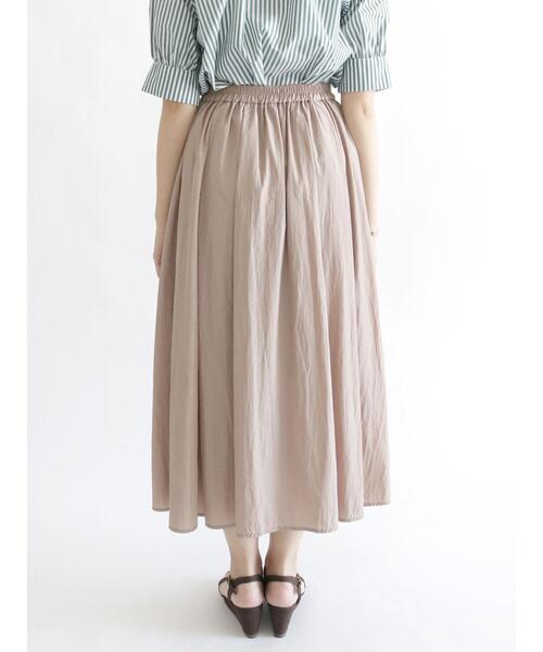 Te chichi（テチチ）の「ナイロンワッシャーギャザースカート（スカート・レディース・ブラック/グリーン/モカ・ﾌﾘ-）」の10枚目の写真