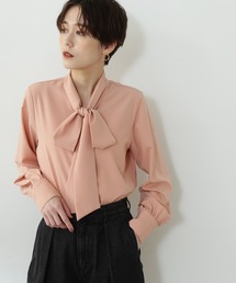 N.（N. Natural Beauty Basic） | ◆トロミリボンボウタイブラウス(シャツ/ブラウス)