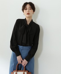 N.（N. Natural Beauty Basic） | ◆トロミリボンボウタイブラウス(シャツ/ブラウス)