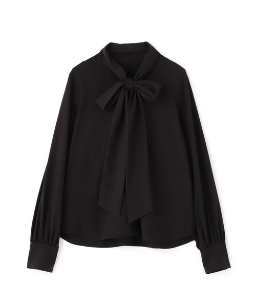 N.（N. Natural Beauty Basic）（エヌエヌナチュラルビューティーベーシック）の「◆トロミリボンボウタイブラウス（シャツ/ブラウス・レディース・オフホワイト/ブラック/ピンク・MEDIUM）」の21枚目の写真