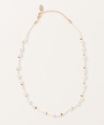 LOWRYS FARM | パールカラフルビーズネックレス　125703(ネックレス)