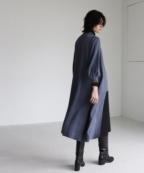 DRESSLAVE（ドレスレイブ）の「tencel twill long&lean MA-1(ロング1MA-1)（MA-1・レディース・ブラック/カーキ/ブルー・38）」の12枚目の写真