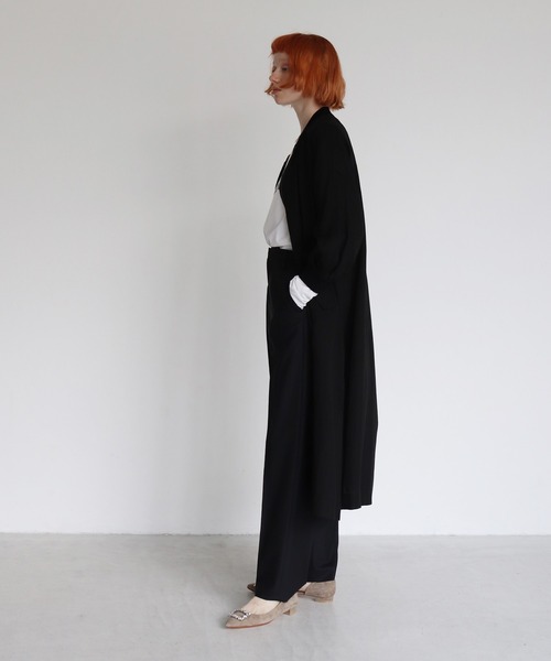 DRESSLAVE（ドレスレイブ）の「tencel twill long&lean MA-1(ロング1MA-1)（MA-1・レディース・ブラック/カーキ/ブルー・38）」の8枚目の写真