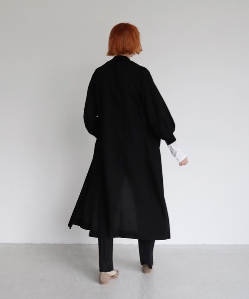 DRESSLAVE（ドレスレイブ）の「tencel twill long&lean MA-1(ロング1MA-1)（MA-1・レディース・ブラック/カーキ/ブルー・38）」の5枚目の写真