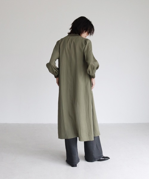 DRESSLAVE（ドレスレイブ）の「tencel twill long&lean MA-1(ロング1MA-1)（MA-1・レディース・ブラック/カーキ/ブルー・38）」の16枚目の写真