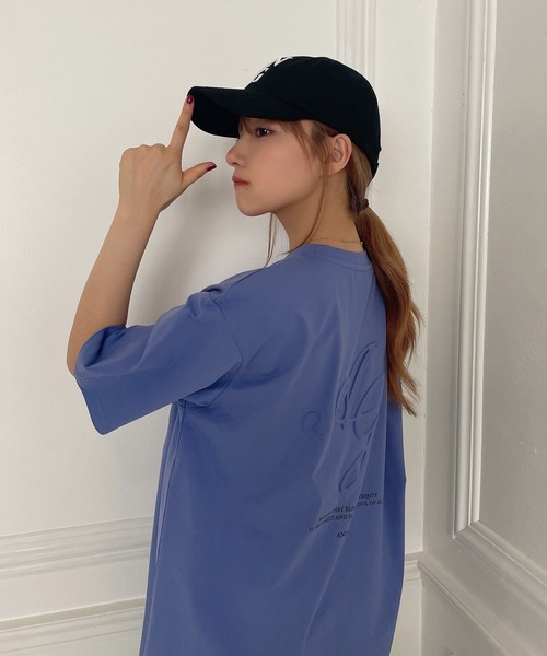 ANDGEEBEE（アンジービー）の「UNISEX ポケットエンボスTシャツ（Tシャツ/カットソー・レディース・ブラック/パープル・X-LARGE）」の17枚目の写真