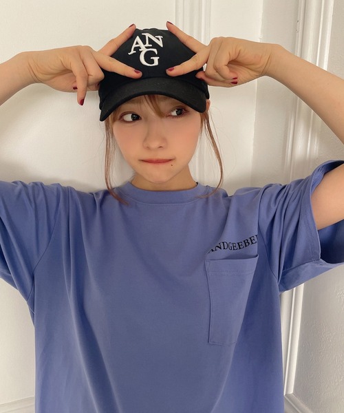 ANDGEEBEE（アンジービー）の「UNISEX ポケットエンボスTシャツ（Tシャツ/カットソー・レディース・ブラック/パープル・X-LARGE）」の15枚目の写真