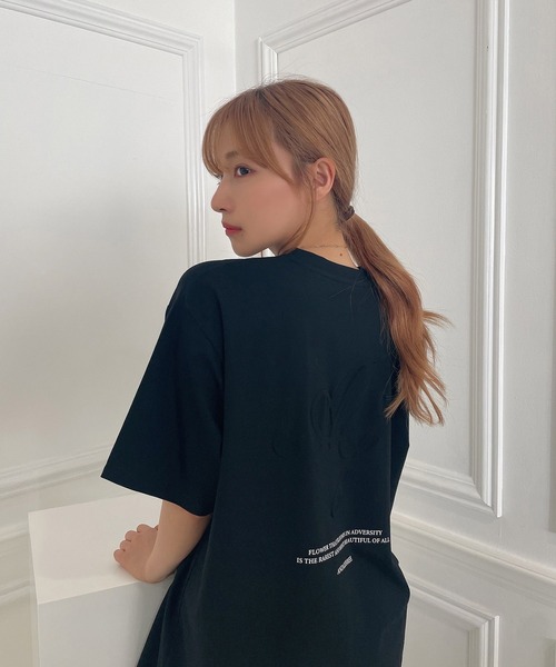 ANDGEEBEE（アンジービー）の「UNISEX ポケットエンボスTシャツ（Tシャツ/カットソー・レディース・ブラック/パープル・X-LARGE）」の20枚目の写真