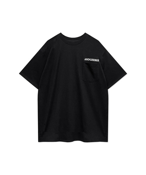 ANDGEEBEE（アンジービー）の「UNISEX ポケットエンボスTシャツ（Tシャツ/カットソー・レディース・ブラック/パープル・X-LARGE）」の6枚目の写真